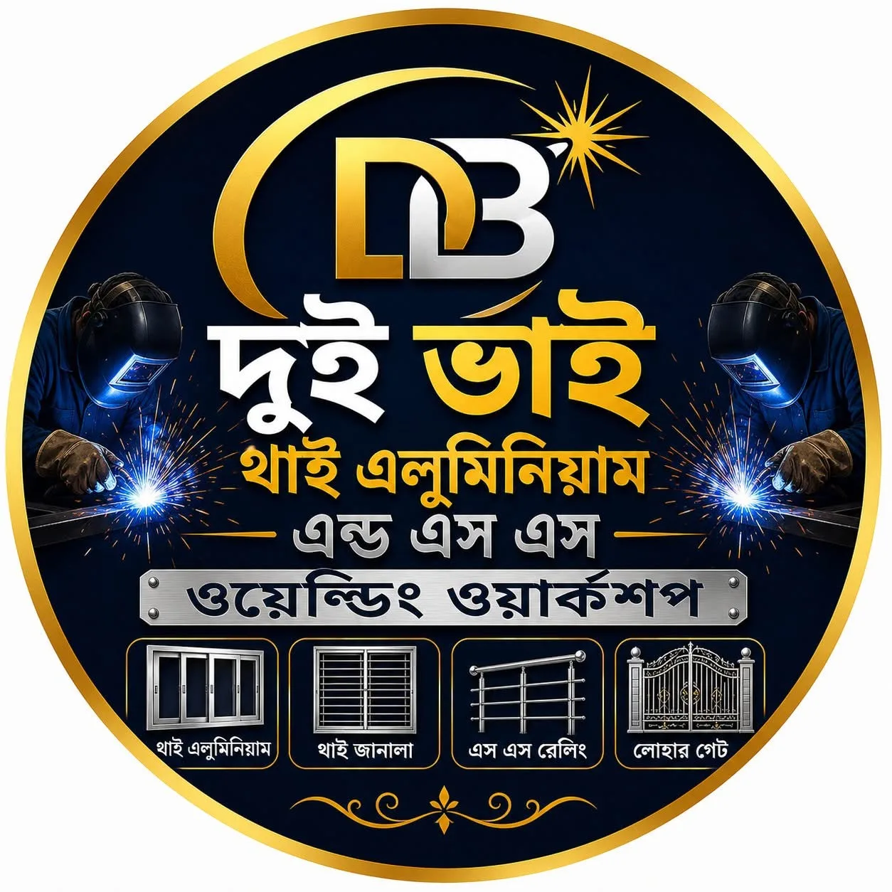 দুই ভাই থাই, এলুমিনিয়াম এন্ড এস এস ওয়েল্ডিং ওয়ার্কশপ